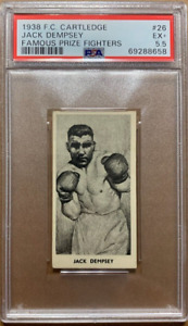 1938 FC Cartledge Boxing #26 Jack Dempsey Famous Prize Fighters PSA 5.5