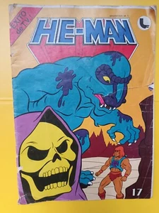 rare Vintage 80's MOTU HE-MAN Comic #17 in Spanish 10"x7in By LedaFilm ARGENTINA - Picture 1 of 18