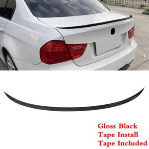1 pcs Glossy Black Rear Trunk Spoiler Lip for BMW 3 Series F30 F80 2012-2018 - Picture 1 of 8