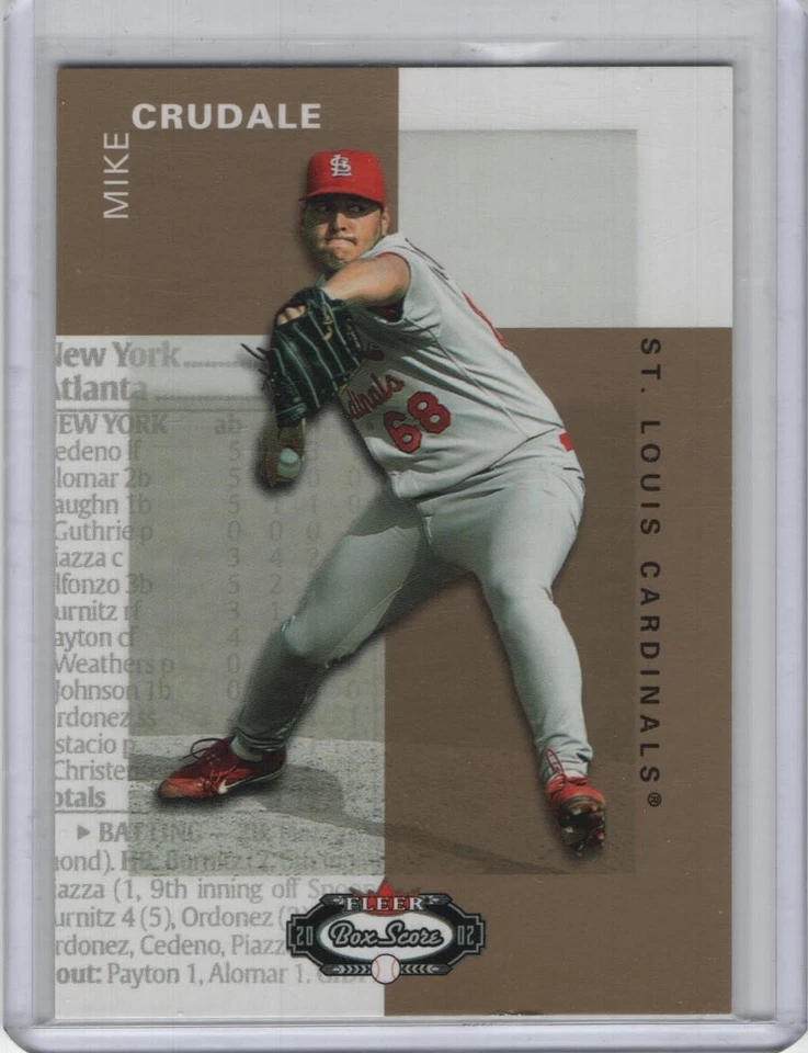 2002 Fleer Box Score Rookie #139 Mike Crudale RC 1908/2499 - Image 1 of 1