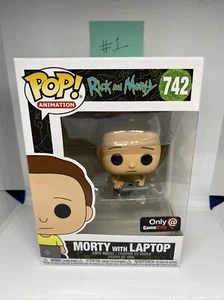 FUNKO POP! Morty with Laptop #742 Rick and Morty Pop! GameStop Exclusive #1 JUNE - Picture 1 of 7