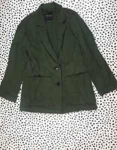 MADEWELL Diamond blazer shaw jacquard verde trapuntato 3x PLUS ND115  - Foto 1 di 7