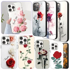 Handyhülle Vogue Rose personalisiert Gummi Cover für iPhone 16 15 14 13 12 17 Pro - Bild 1 von 61