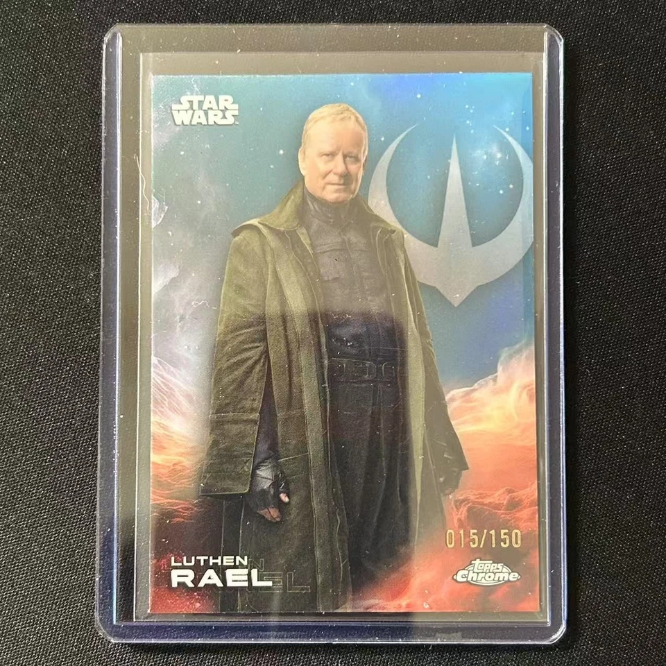 💎2025 TOPPS CHROME STAR WARS BLUE REFRACTOR /150 LUTHEN RAEL - Image 1 of 1