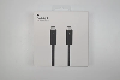 NEW Apple - Thunderbolt 4 Pro Cable (3m) - Black Unopened. - Image 1 of 4