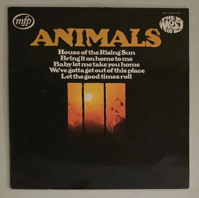 The Most Of The Animals  Greatest Hits  IMPORT Vinyl LP Record VG+  Eric Burdon  - Image 1 of 3