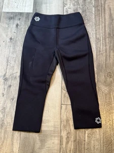 Zaggora Hot Pantalones Neopreno Termo Entrenamiento Capri Calzas de tiro alto para mujer Grandes - Imagen 1 de 7