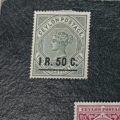 CEYLON 1899 1R50 SG 254 Sc 160 MH Foto 1 de 2