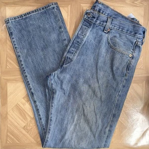 Size 36x34 - Levi Strauss 501 Original Fit Stonewash Denim Blue Jeans (2019) - Picture 1 of 7