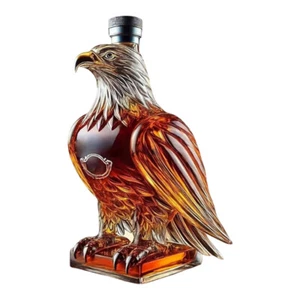 Funny Whiskey Eagle Bottle Whiskey Decanter Unique Whiskey Eagle Glass Decanter - Picture 1 of 12