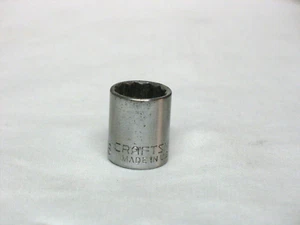 Craftsman USA 9/16" 12 Point 3/8" Drive Shallow Chrome Socket 44334 VV Series - Picture 1 of 4