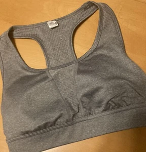 Fila Sport Sports Bra Womens Size XS Gray Wireless Racerback - Picture 1 of 3