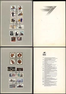 1990 GERMANY 500 years post, original anniversary edition 1990, triple folding - Picture 1 of 4