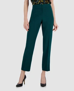 Kasper Women's Green Slim Straight-Leg Trouser Pants Petite Size 6P - Picture 1 of 2