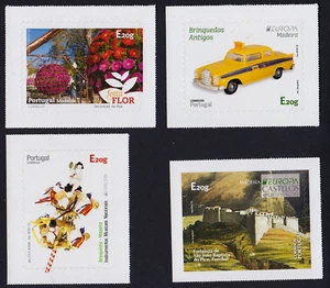 PORTUGAL MADEIRA 2020 FLOWERS, CARS Sc 380-383 MNH SELF-ADHESIVE - Picture 1 of 1