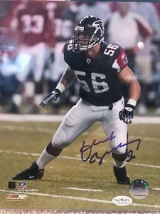 Keith Brooking Signed Atlanta Falcons 8x10 Photo JSA - Picture 1 of 4