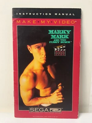 *Manual Only* Marky Mark and the Funky Bunch Sega CD Rap Music *Replacement* OEM - Image 1 of 4