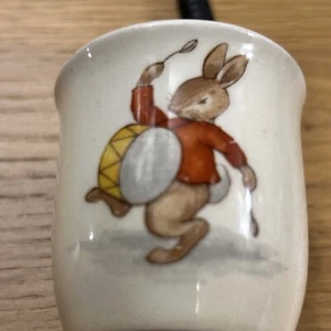 Taza de huevo sin pies Royal Doulton Bunnykins de colección conejito conejo - Imagen 1 de 7