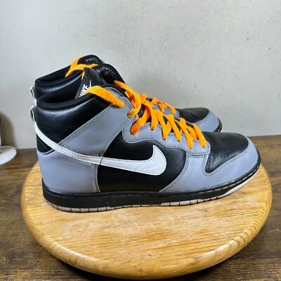 Nike ID Dunk Zapato de Entrenamiento Alto Gris Negro 605245-991 Para Hombre Talla 10.5 Foto 1 de 4