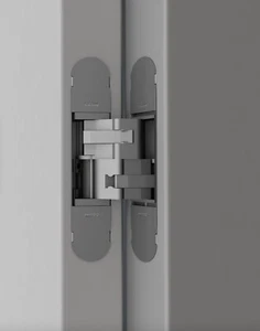 Invisible Hinge for Interior Doors,Heavy Duty, Fire Rated – MATT CHROME (1 Pcs) - Picture 1 of 6