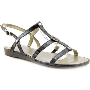 New BANDOLINO Black '7 Delcon' Strappy Low Sandals 6 - Picture 1 of 4