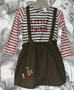 Mädchen im Alter von 18-24 Monaten - Nächster hübscher Rock mit Zahnspange & Top-Outfit - Bild 1 von 5