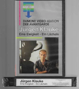 Dumont Video Jürgen Klauke Eine Ewigkeit - Ein Lächeln VHS Rarität NEU OVP - Bild 1 von 2