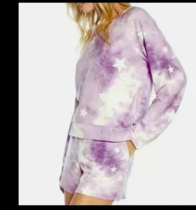 WILDFOX Sweatshirt & Short SET l w /Pjams S Soft SIZE XL (18-20) retail 160$ - Picture 1 of 4