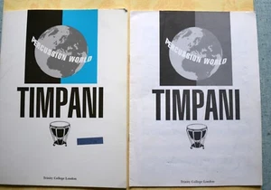 TIMPANI Percussion World Sheet Music Book with Separate Piano book VGC see PHOTO - Picture 1 of 2
