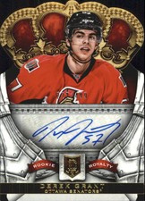 2013-14 Crown Royale Senators Hockey Card #231 Derek Grant Auto Rookie /499