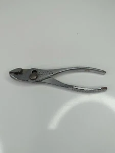 Vintage Cee Tee Co. Crescent Slip Joint Pliers 6.5" Long Made in USA - Picture 1 of 12
