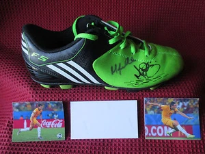 BOTA ADIDAS MILE JEDINAK & MARK MILLIGAN SOCCEROOS - FIRMADA POR AUSTRALIA F5 - CERTIFICADO DE AUTENTICIDAD - Imagen 1 de 6