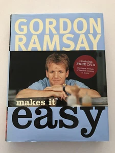 Gordon Ramsay Makes it Easy + DVD included (Hardback, 2005) Like New - Picture 1 of 4