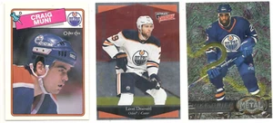1988 OPC Craig Muni | Leon Draisaitl Victory | Mike Grier RC | Oilers Lot x3 - Bild 1 von 3