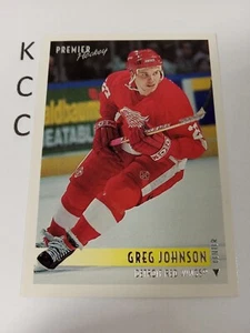 1994-95 Topps Premier #257 Greg Johnson Detroit Red Wings ID:3 - Bild 1 von 2