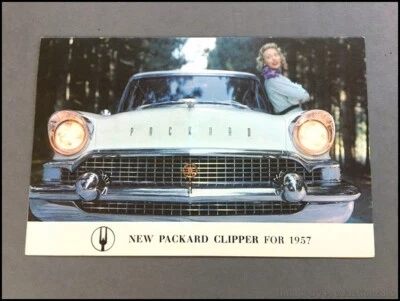 1957 Packard Clipper Original Vintage Car Sales Brochure Folder Foto 1 de 3