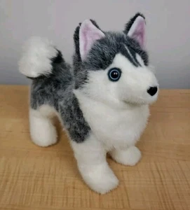 Pleasant Company Husky Hund Haustier Hundeschlitten American Girl Plüschhund grau-weiß - Bild 1 von 13