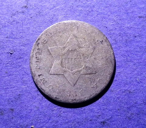 1851 Three Cent Silver  AG/G Cover
