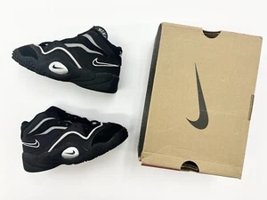 1996 Nike Sky Flight Turbulence Black Met Silver White sz 12C kids shoes vtg. - Picture 1 of 5