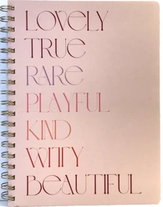 Fringe Studio LOVELY Journal Spiral Notebook 192 Lined Pages - Picture 1 of 10