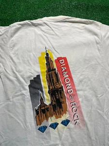 Vintage 90s Hard Rock Cafe Antwerp T-Shirt Gr. Medium White HRC - Bild 1 von 3