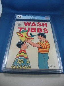 FOUR COLOR 53 WASH TUBBS CGC 8.5 DELL FILE COPY 1944 - Picture 1 of 2