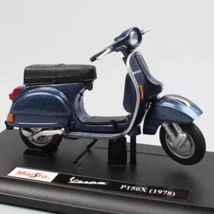 1:18 Maisto Vespa P150X (1978) Motorcycle Diecasts Toy Model - Picture 1 of 5