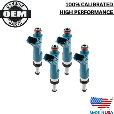 Inyectores de combustible Denso 4x OEM nuevos para Toyota Prius 2010-2015 V/enchufables 1,8 L I4 Foto 1 de 4