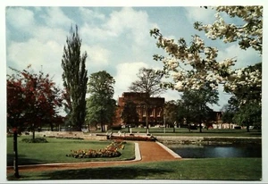 Postal fotocromática a color vintage de Bancroft Gardens Stratford-upon-Avon - Imagen 1 de 2