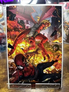 INCREÍBLE HOMBRE ARAÑA RASGADO #1 DERRICK MASTICAR 616 variante virgen B LTD 1000 - Imagen 1 de 2