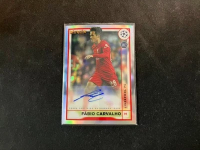 2022-23 Topps Merlin Chrome UEFA Soccer Autograph #AC-FC Fábio Carvalho RC - Image 1 of 2