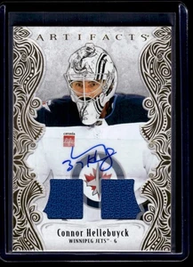 2025-26 UD Artifacts Gold Material Connor Hellebuyck Auto /45 #136 - Picture 1 of 2