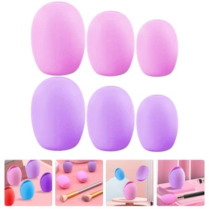 Estuche de 6 piezas para brochas de maquillaje soporte de viaje Miss para tocador cubierta protectora - Imagen 1 de 12