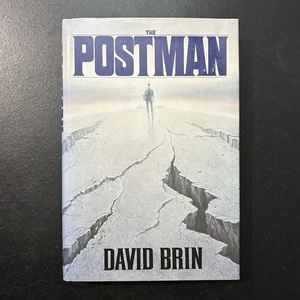 The Postman - David Brin [Bantam 1985] 1st Print/1st Ed Post-Apocalyptic Ex-lib - Picture 1 of 7